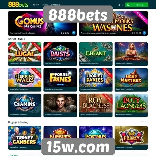 Avaliação das opções de jogos disponíveis no 888bets